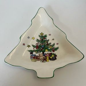 Nikko Christmas China Candy dish